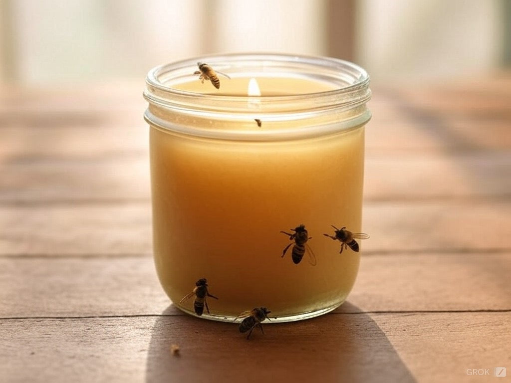 Organic Beeswax Candle 4oz