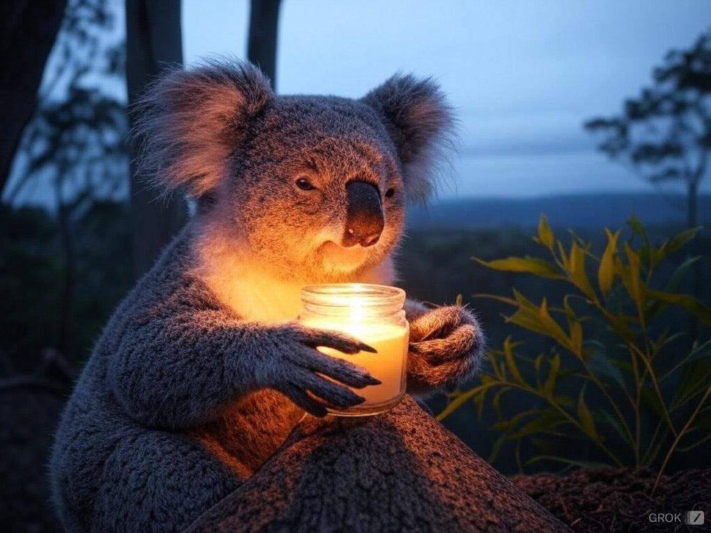 Organic Beeswax Candle 8oz